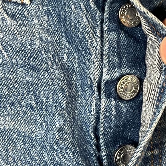 Levi's Wedgie Straight Jeans Premium Denim Light Wash Women's Size 25 - Picture 4 of 13